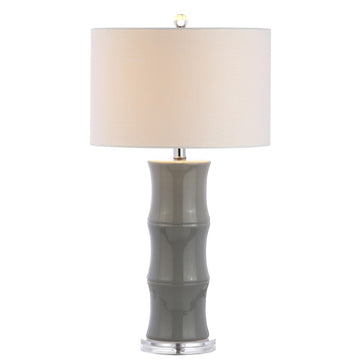 Tiki 26.5" Ceramic LED Table Lamp - JONATHAN Y
